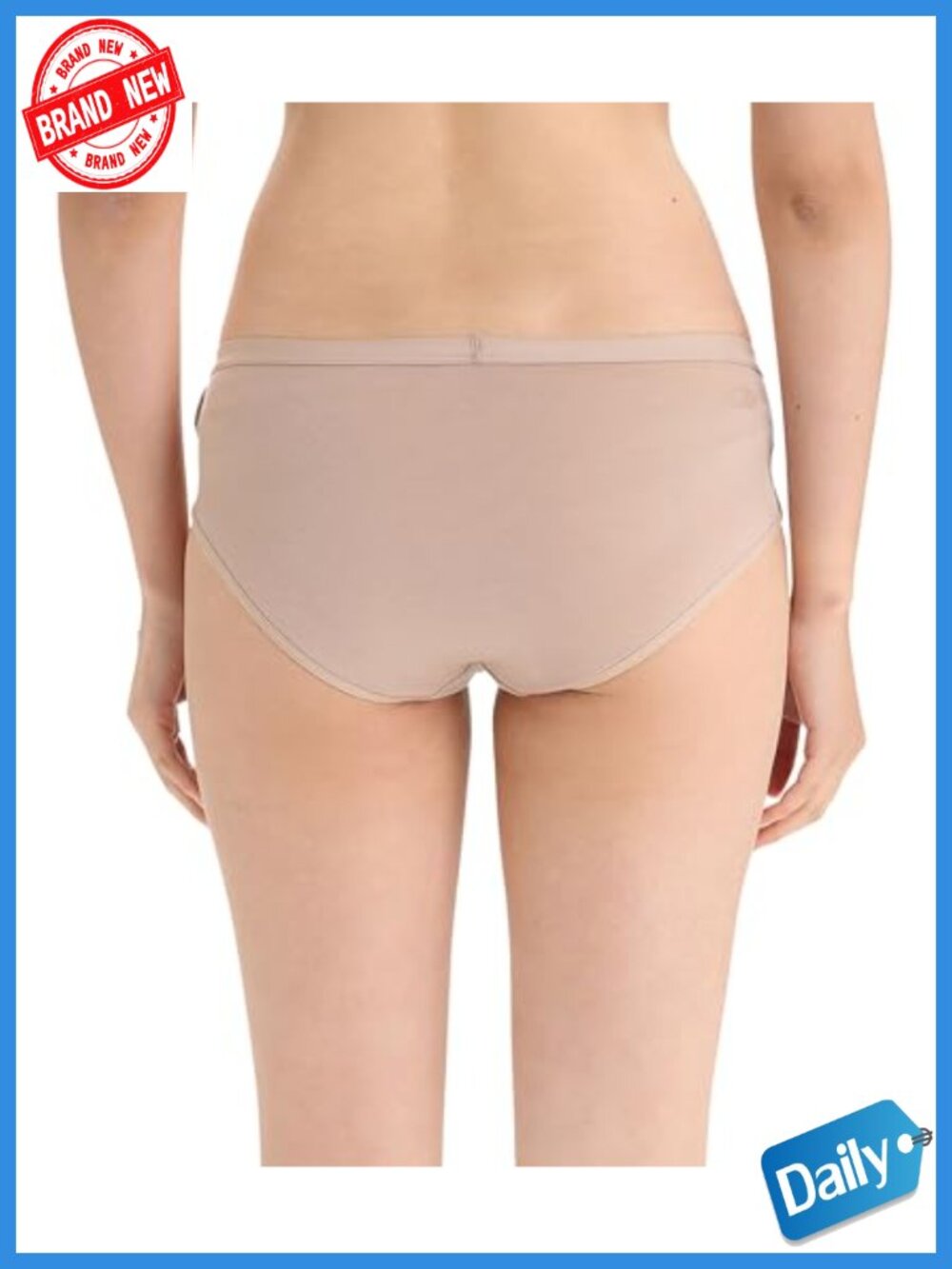Merino Wool Mid Rise Bikini Underwear Ultralight Breathable Base Layer